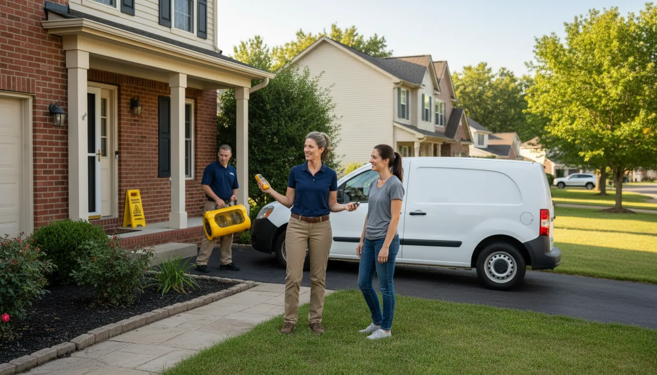 Water restoration image for Water Damage & Restoration Services in Emmetsburg, IA